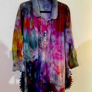 April Cornell Large Tunic Upcycled second hand!!